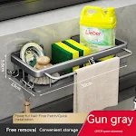 Home Kitchen Storage Rack Wall-mounted Sink Artifact Organizes your kitchen and maximizes space for utensils and other i — photo 16