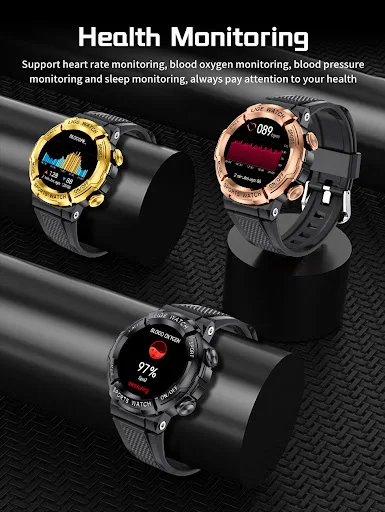 Title 12, Bluetooth calling smart watch with blood oxygen...