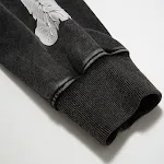 Moletom com capuz High Street com máscara facial estampada de esqueleto, estilo urbano, proteção e conforto, perfeito para o dia a dia. — foto 6