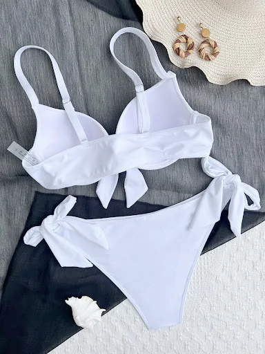 Title 9, Costume da bagno bikini donna tinta unita senza...