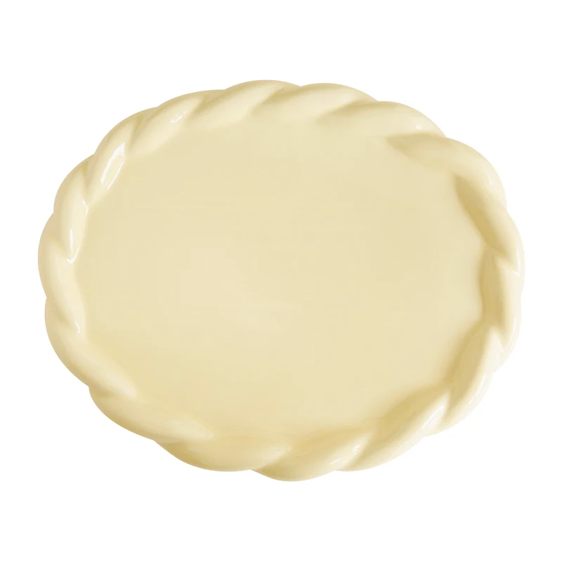 Original Design Simple Solid Color Household Ceramic Western Dinner Plate perfect for everyday use, elegant, and functio — photo 6