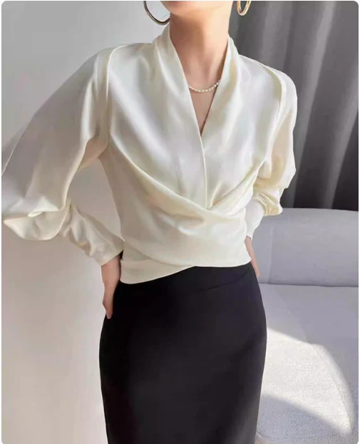 Title 5, Autumn New Elegant Long Sleeve Top