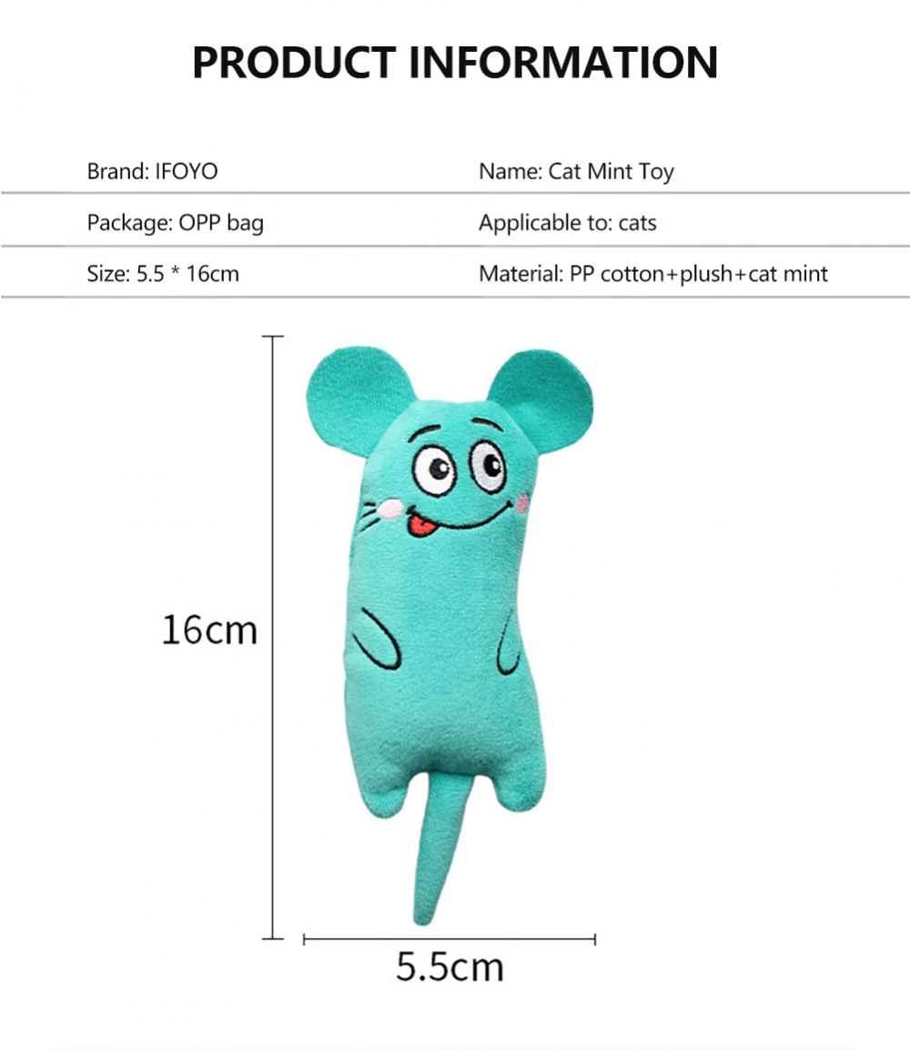 Title 2, Cat Toy Plush Mouse Cute Modeling Bite-resistan...