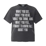 Camiseta masculina de manga curta com letras em inglês, moderna e confortável. Perfeita para looks casuais, ideal para o verão. — foto 13