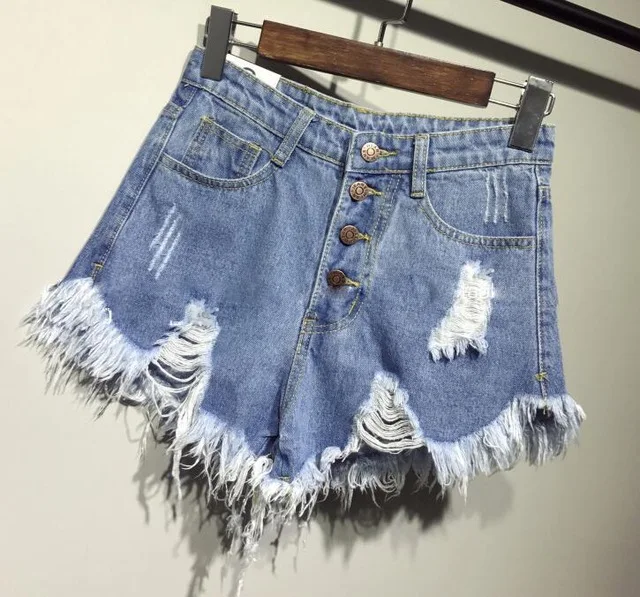 Title 3, Womens Casual Summer Denim Shorts High Waisted...