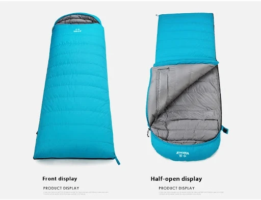 Title 2, Outdoor thick warm down sleeping bag for cold n...