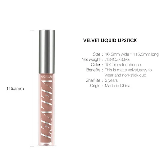 Title 1, Lucidalabbra velluto mat waterproof. Colore int...