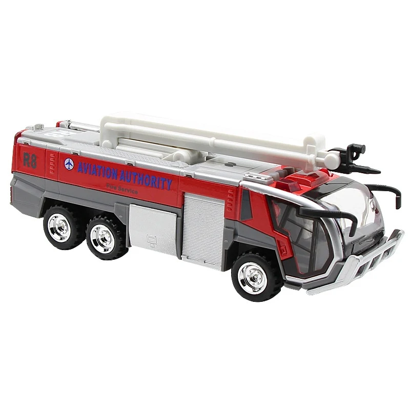 Metal Car Airport Fire Truck Model Children's Toy. Durable, detailed, and realistic toy fire truck perfect for imaginati — photo 10