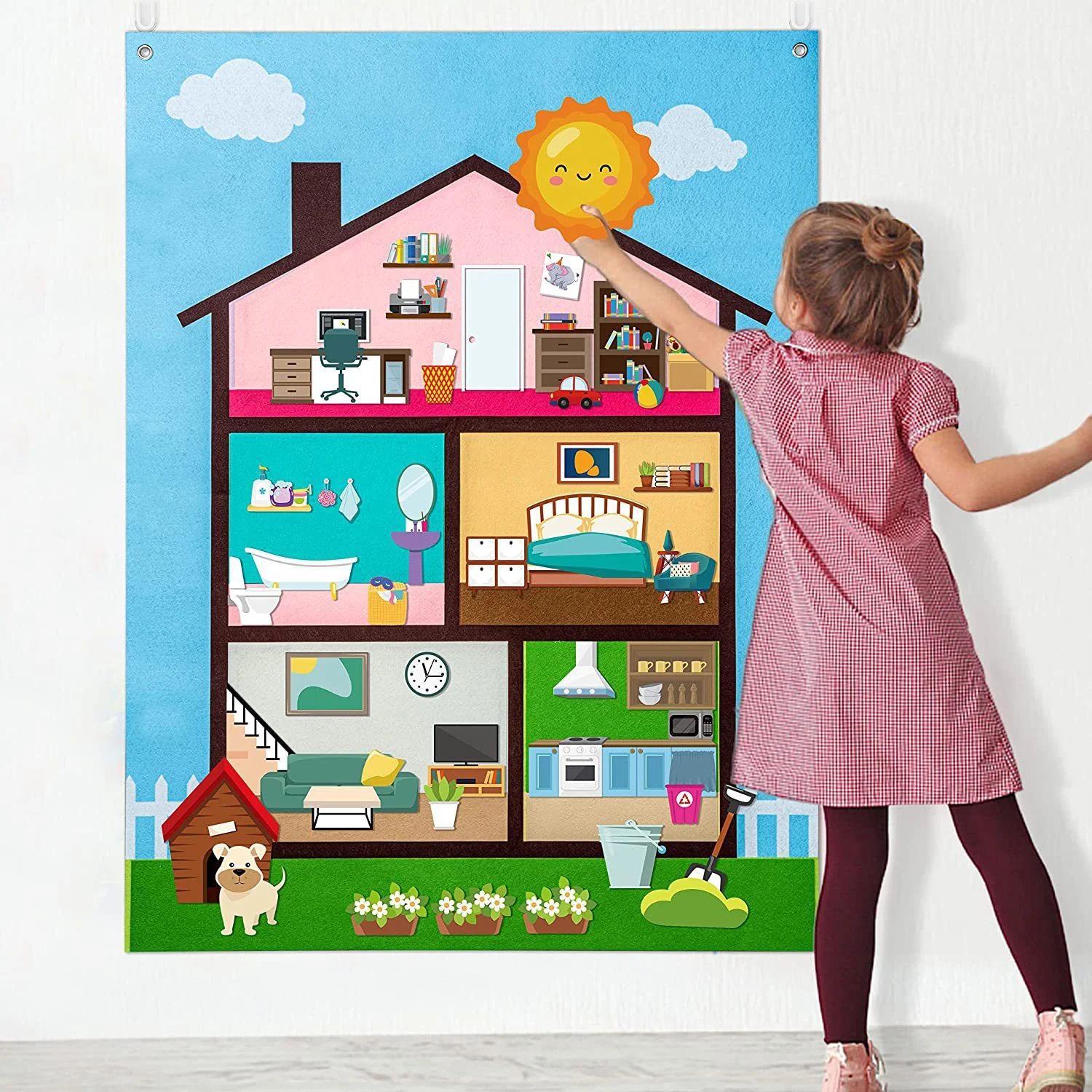 Children's Early Education 3DIY 3D Felt Game Pack Boosts Creativity and Learning Skills DIY Educational Toy for Kids Fun — photo 10
