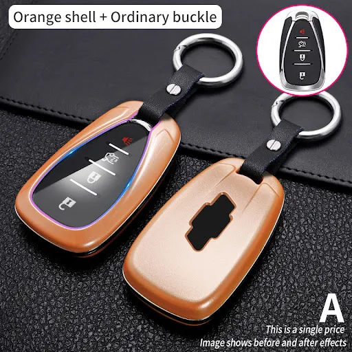 Title 3, Simple Car Carbon Fiber Key Cover. Protect your...