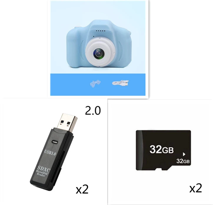 Cámara Digital Infantil X2 HD Mini Cartoon para Niños Captura Momentos Divertidos Fácilmente con Fotos y Videos HD Ideal para Pequeños Fotógrafos — foto 33