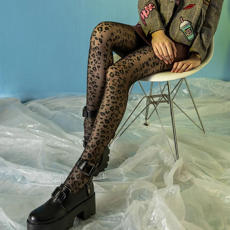Women's Fashion Thin Personality Letter Pantyhose — photo 4