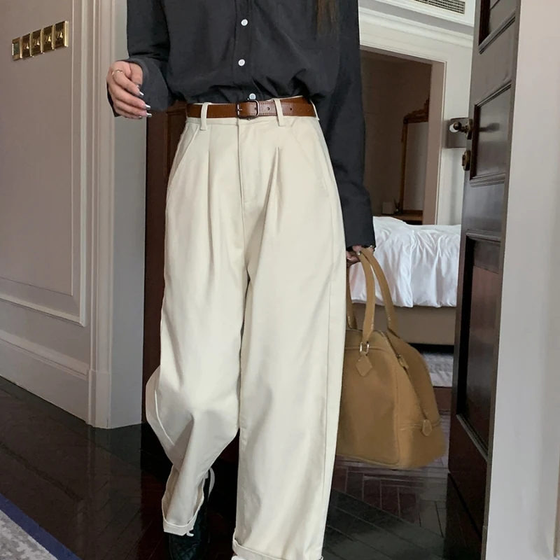 Title 2, Commute Minimalistische Rechte Casual Broek Com...
