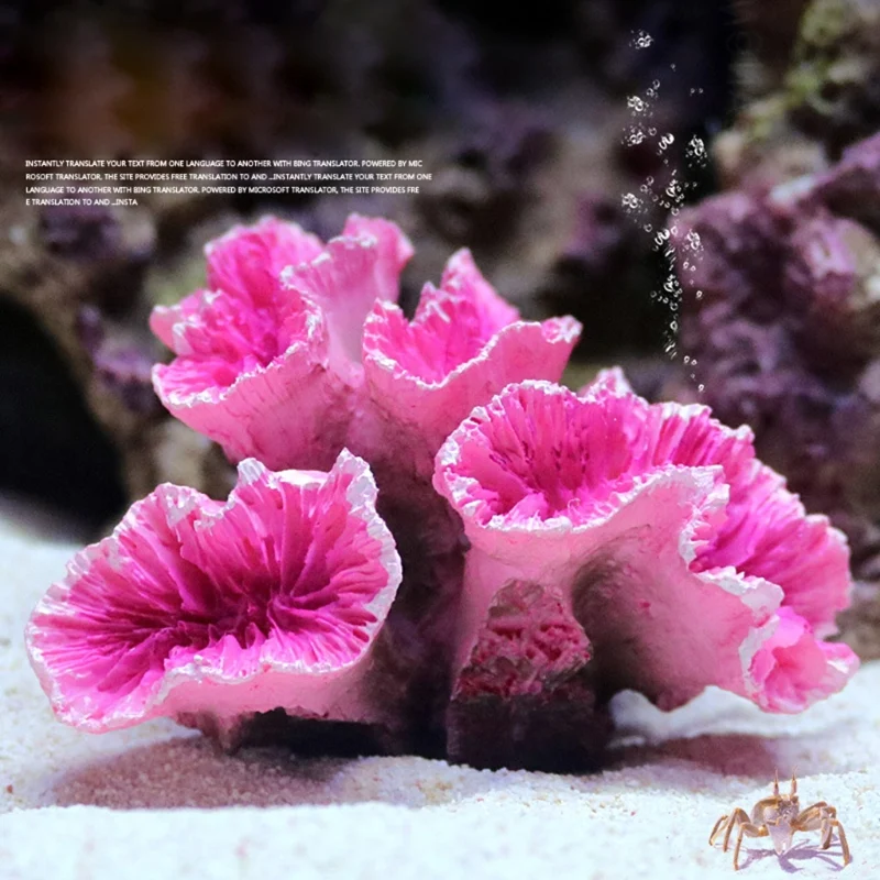 Title 10, Aquarium Coral Ornaments DIY Fish for Tank Deco...