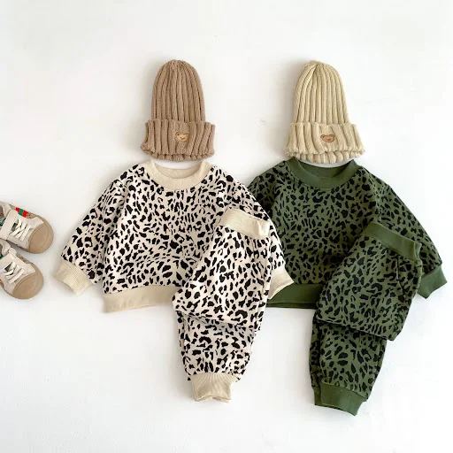 Title 8, Suéter de bebê com estampa de leopardo, moda fo...