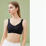 Women's No Underwire Gathering Underwear Pair Milk Anti-Sagging Thin Model Large Size Seamless. Comfortable & Supportive — photo 2