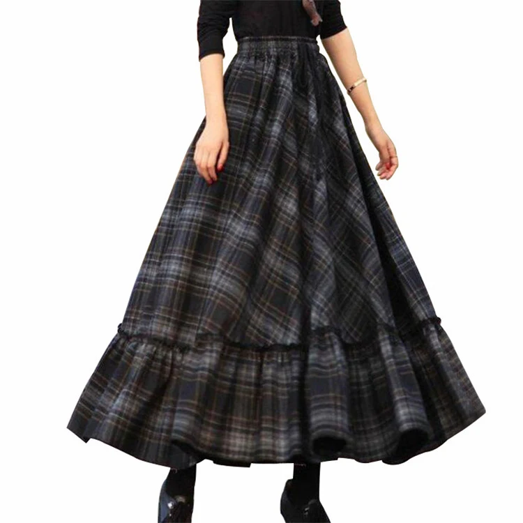 Saia Xadrez Doce para Mulheres Conforto e Estilo Design Atraente Caimento Perfeito Ideal para Diversas Ocasiões Look Moderno e Elegante Peça Indispensável no Guarda-Roupa — foto 5