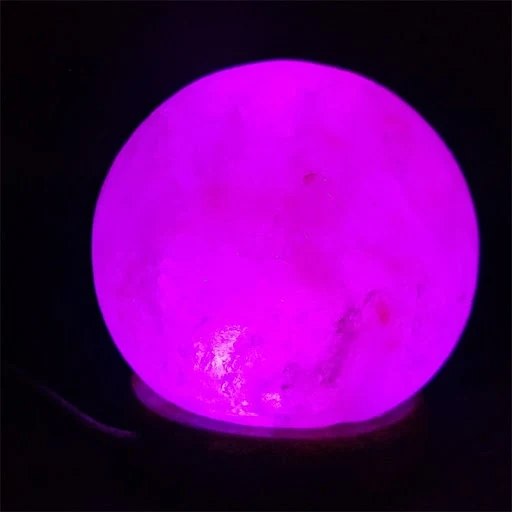 Title 5, Colorful round ball USB salt lamp creates a rel...