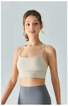 Women's Sports Underwear Halter Yoga Vest with Chest Pad for workouts. Offers comfort, support and is ideal for yoga and — photo 22