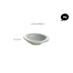 Light grey sauce dish