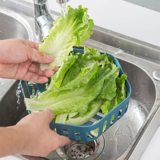 Title 5, Hollow Out Wash Dish Fruit Basket for easy clea...