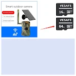 Câmera de detecção animal HD externa à prova d'água com painel solar, para vigilância e monitoramento da vida selvagem em ambientes externos. — foto 7