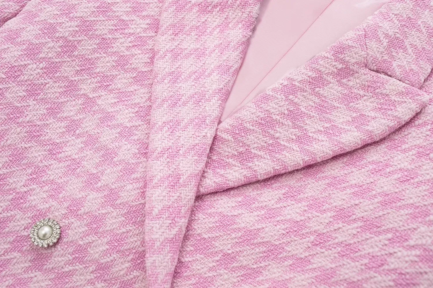 Title 9, Houndstooth Texture Casual Suit Jacket Textured...