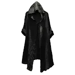 Long Hooded Crumpled Linen Shirt for Men and Women. Offers relaxed comfort and style, perfect for casual wear and warmer — photo 1