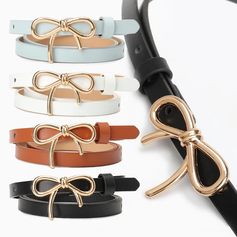 Novo Cinto Feminino Sweet Girl Bow, Luxo Leve e Acabamento Impecável, para um visual elegante e sofisticado. — foto 8