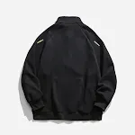Cappotto da uomo in cotone puro, tinta unita, per un comfort quotidiano eccezionale e uno stile senza tempo, ideale per ogni occasione. — foto 2