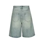 Retro Ripped Distressed Denim Shorts for Men, the perfect summer essential, offering a casual and stylish look, comforta — photo 5