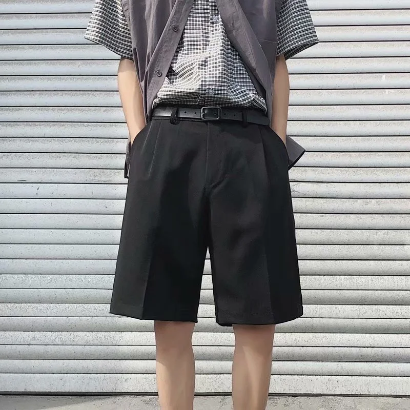 Men's Ice Silk Quick-drying Shorts Big Summer Pants Fashion Five-point Pants Loose Casual Solid Color Trousers Cool and — photo 3