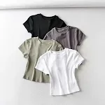 Thread Fitted Women's Short-sleeved Shirt — photo 5
