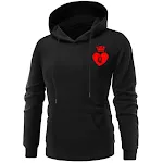 Couple models KING QUEEN loose hooded sweater — photo 1