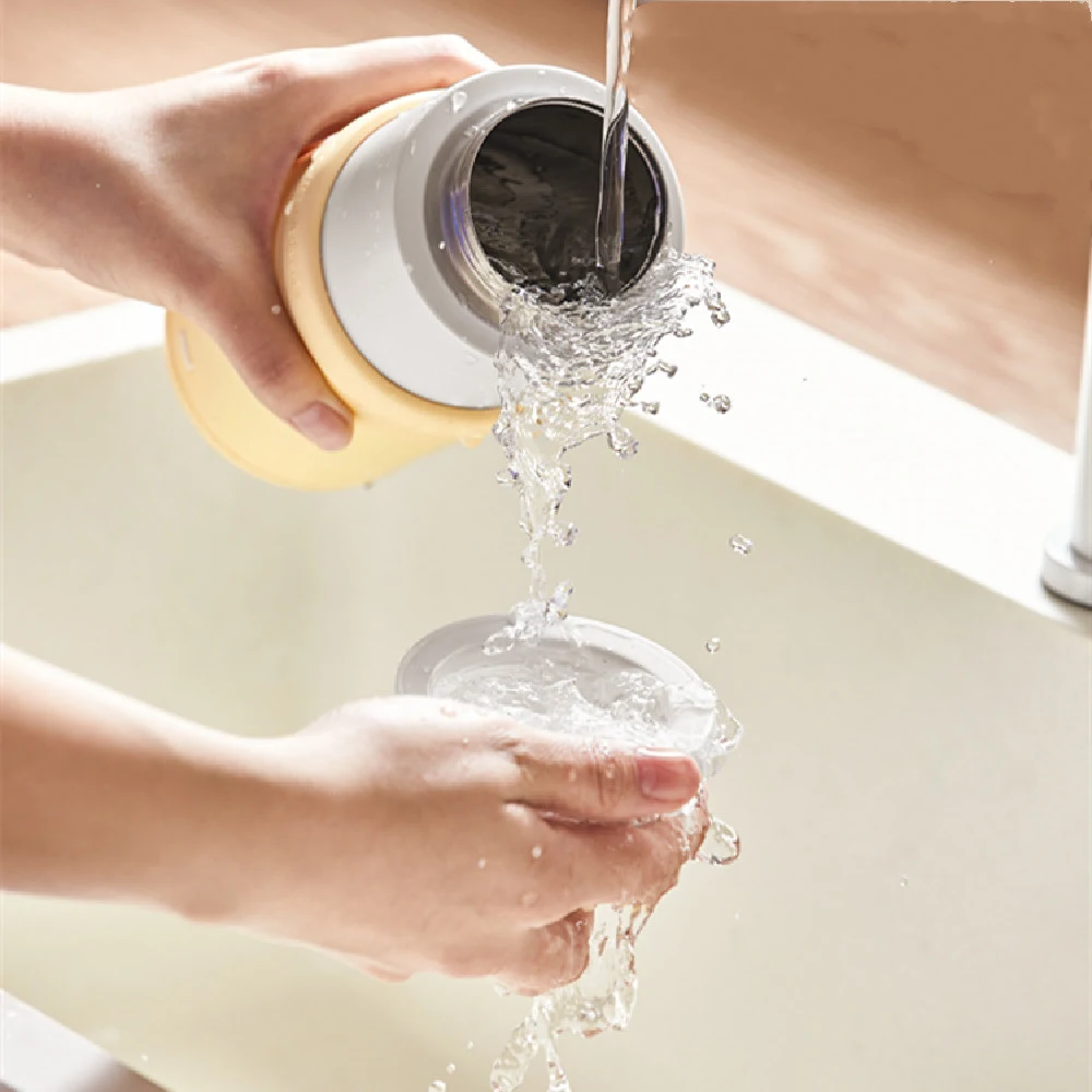Mezclador de leche portátil inalámbrico con termostato y tetera en una taza para leche caliente y perfecta en cualquier lugar. — foto 3