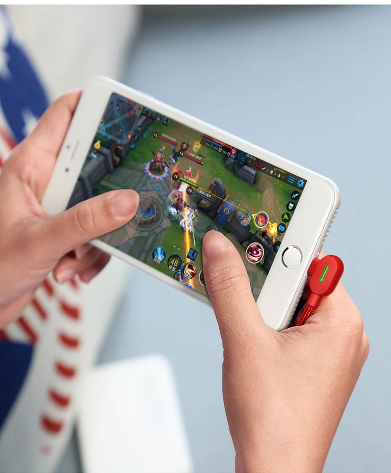 Title 2, Cabo de carregamento para jogos mobile com coto...