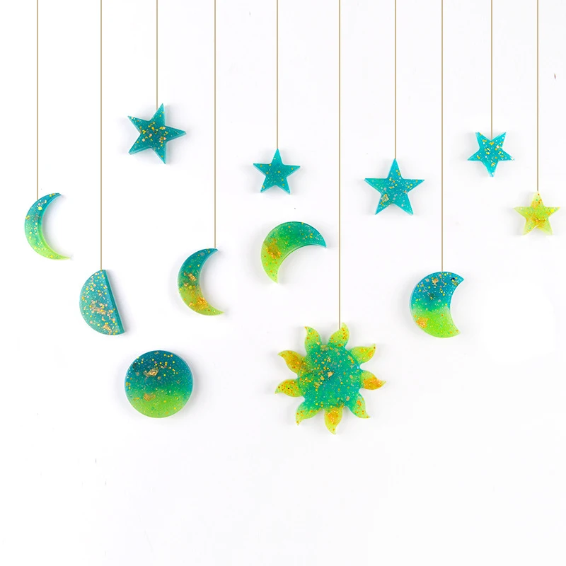 Title 2, DIY Wind Star Moon Sun Lunar Eclipse Mold for E...