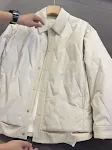 Men's Winter Lapel Color Matching Casual Cotton-padded Coat. Stay warm and stylish this winter with this comfortable and — photo 5