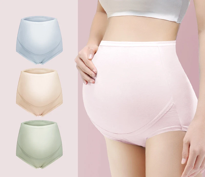 Shorts de Cintura Alta para Grávidas Plus Size com Cavas de Algodão em Formato Triangular. Conforto e Suporte. — foto 9