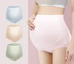 Shorts de Cintura Alta para Grávidas Plus Size com Cavas de Algodão em Formato Triangular. Conforto e Suporte. — foto 9