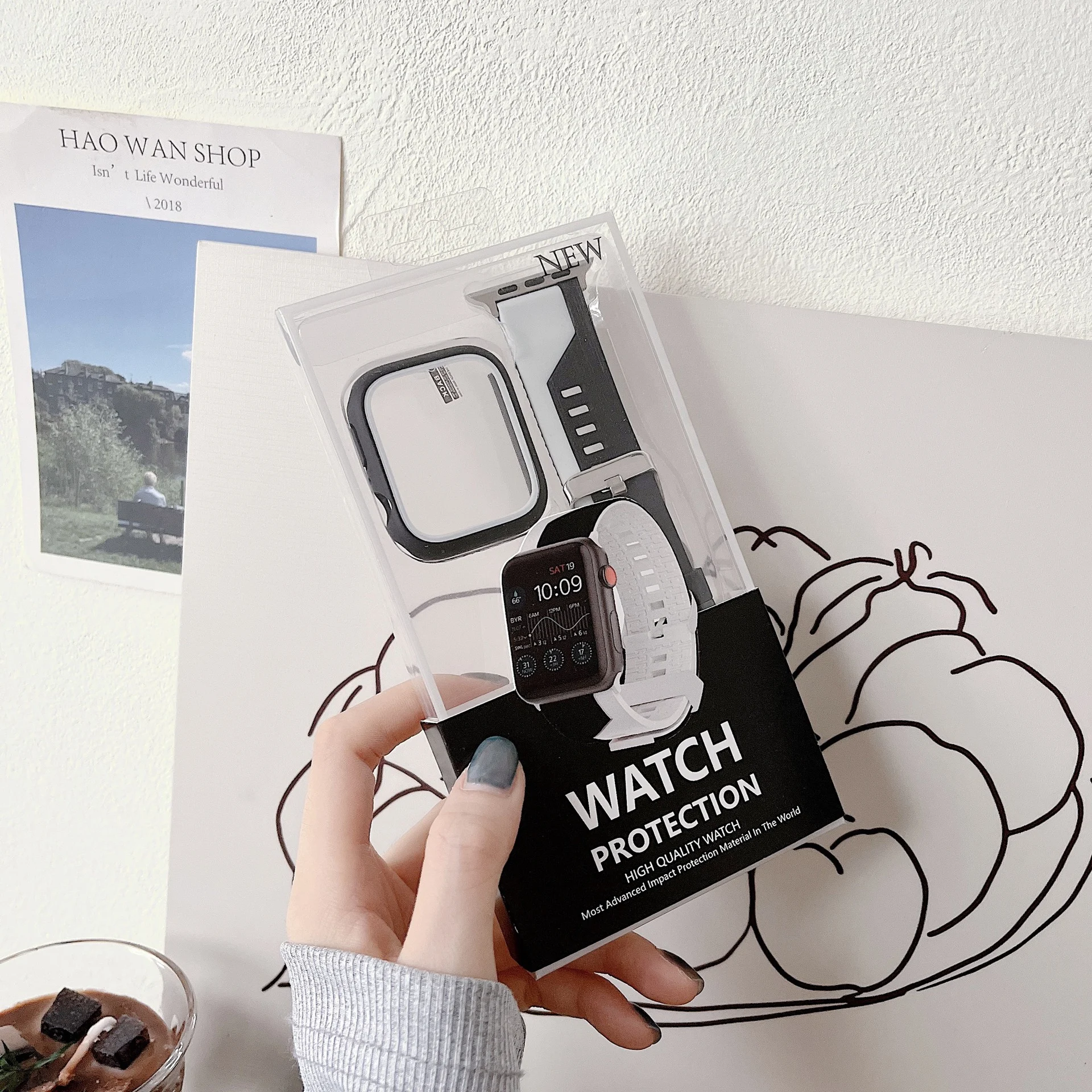 Title 11, Nova pulseira de silicone para iWatch com capa ...