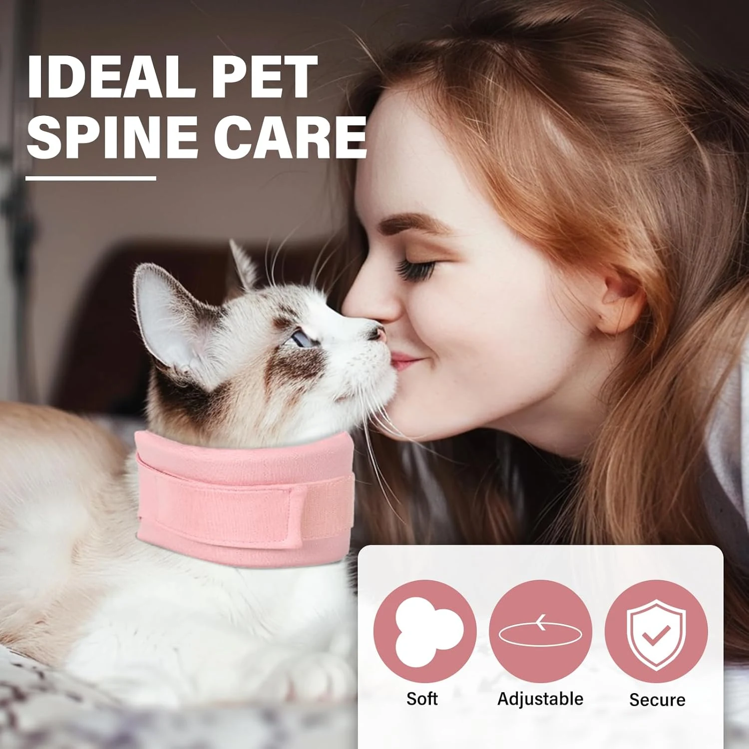Title 2, Soft Cat Cone Collar Neck Brace for Post Surger...