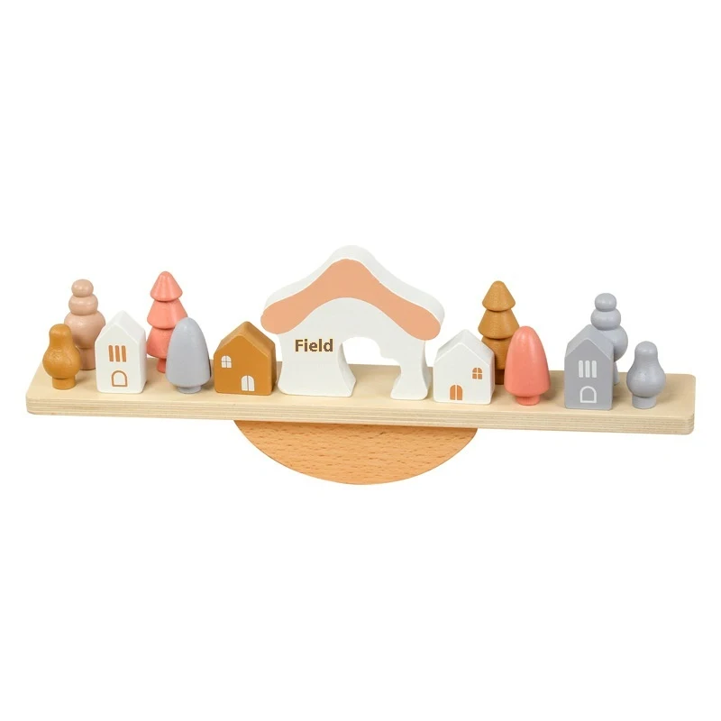 Blocos de Equilíbrio Rainbow Villain Jenga Infantil Montado Desenvolve habilidades e diversão Construa torres coloridas e desafiadoras. — foto 2