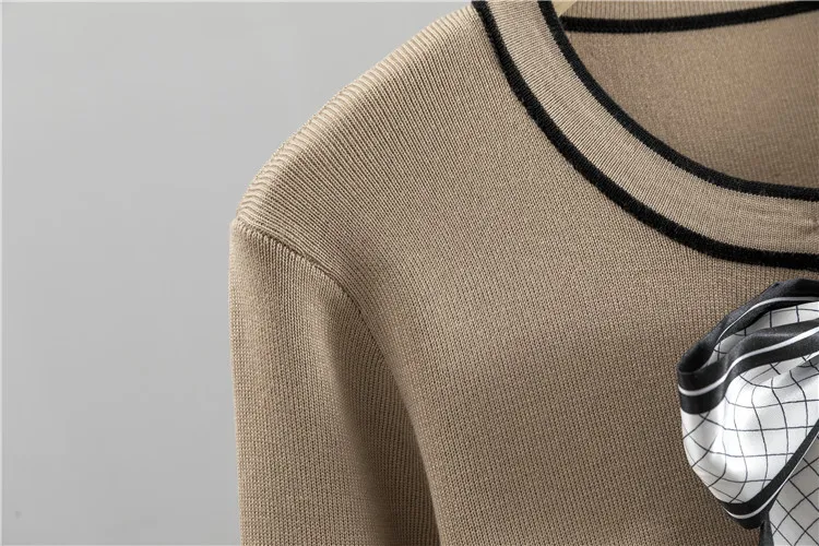 Title 7, Completo donna business, cardigan in maglia e p...