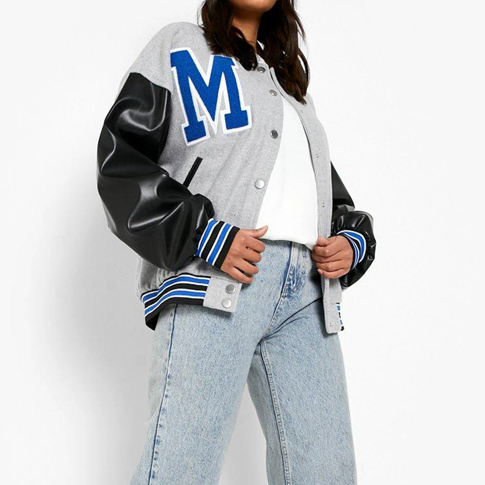 Autumn and Winter Women's Brushed Thick Jacket. Warm and comfortable coat for cold weather. Perfect for everyday wear. S — photo 6