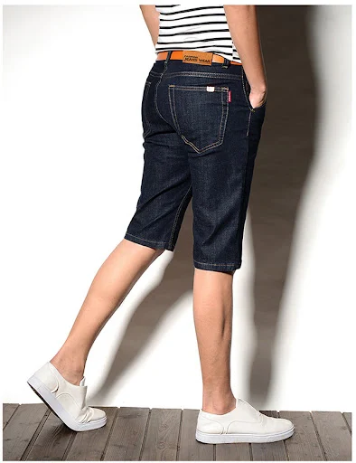 Title 2, Mens denim shorts, straight and loose, providi...