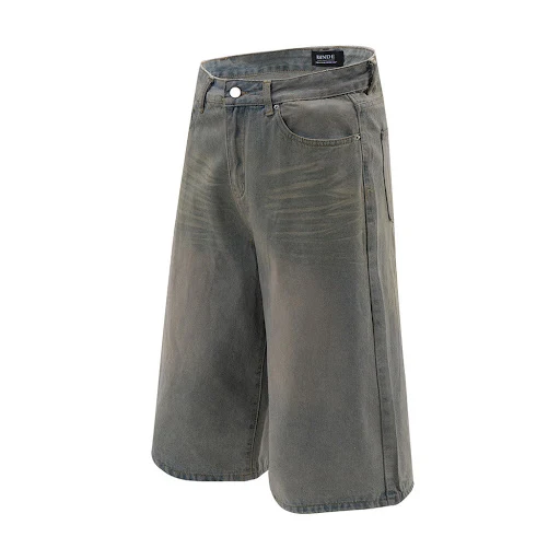 Title 6, Calças Jeans Masculinas Cinco Bolsos Old Wash D...