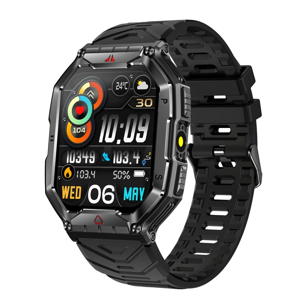Smartwatch KR82 z Połączeniami Bluetooth, Pomiarem Tętna i Ciśnienia Krwi — Inteligentne Zarządzanie Zdrowiem i Komunikacją — zdjęcie 5