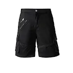 Braiding Buckle Decorative Casual Pants Multi-pocket Shorts Stylish, comfortable shorts with a decorative buckle and mul — photo 8