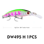 Isca Perch Crossmouthed Mino 6g 7cm Tomb Robber Submersa Atraia Perchas com Design Eficaz Ideal para Pesca em Profundidade Resultados Superiores — foto 4